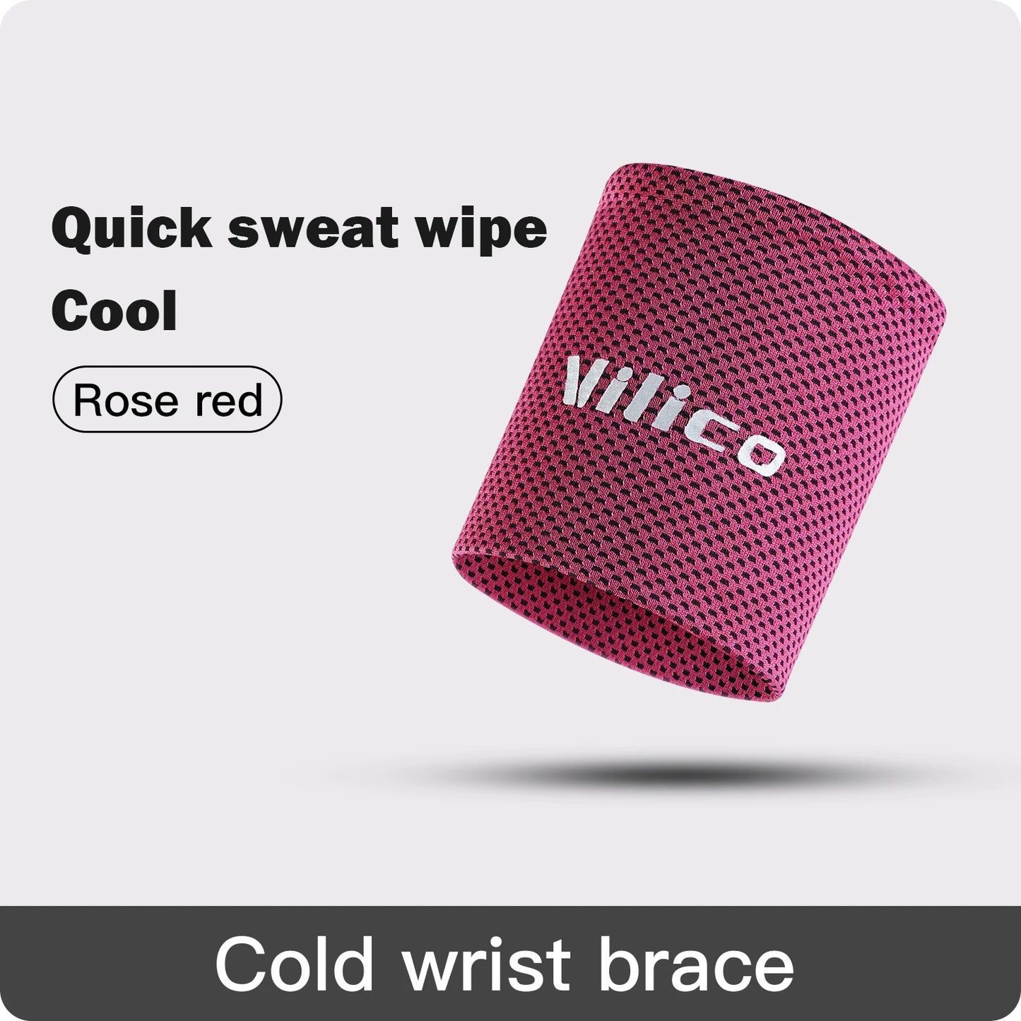 1 PC Summer Ice Cooling Wrist Sweatband Tennis Sport Wristband Volleyball Gym Wrist Brace Support Sweat Band Towel Wrist Protect