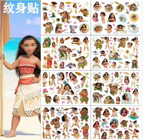 Moana 2 Party Favors Supplies Silicone Bracelet Slap Bracelets Keychain for Kids Birthday Gift Bags Goodie Bags Stocking Bag