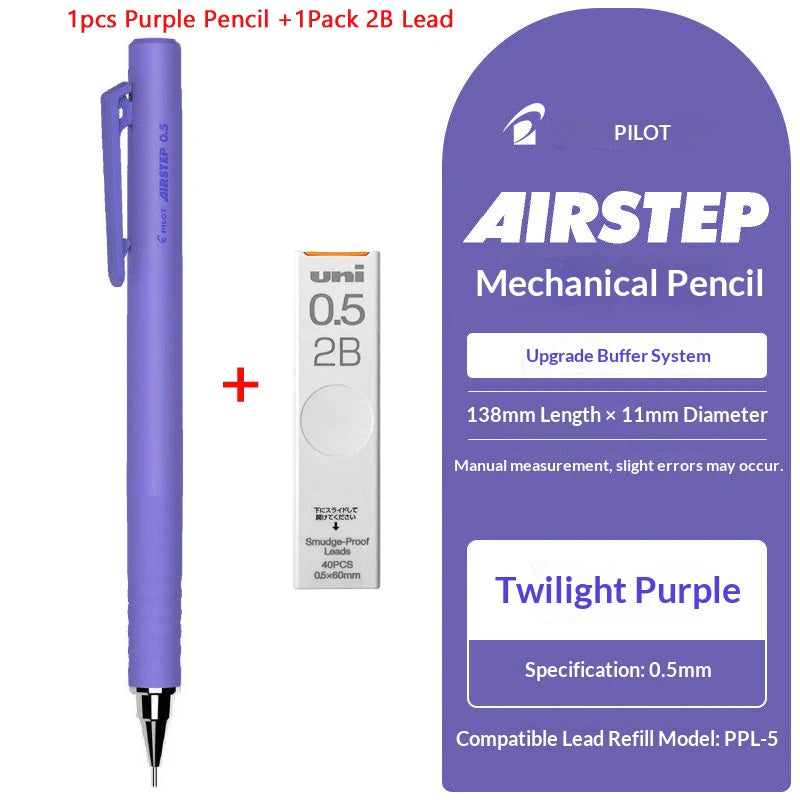 PILOT AIRSTEP Pencil HAS-15 New Function Mechanical Pencil,0.5mm Limited Edition Color Pen Body Students Children Stationery Pen