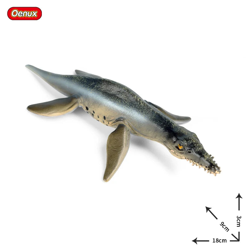 Oenux Jurassic Dinosaur Figurines T-Rex Velociraptor Spinosaurus Dilophosaurus Animal Model Action Figures Collection Kid Toy