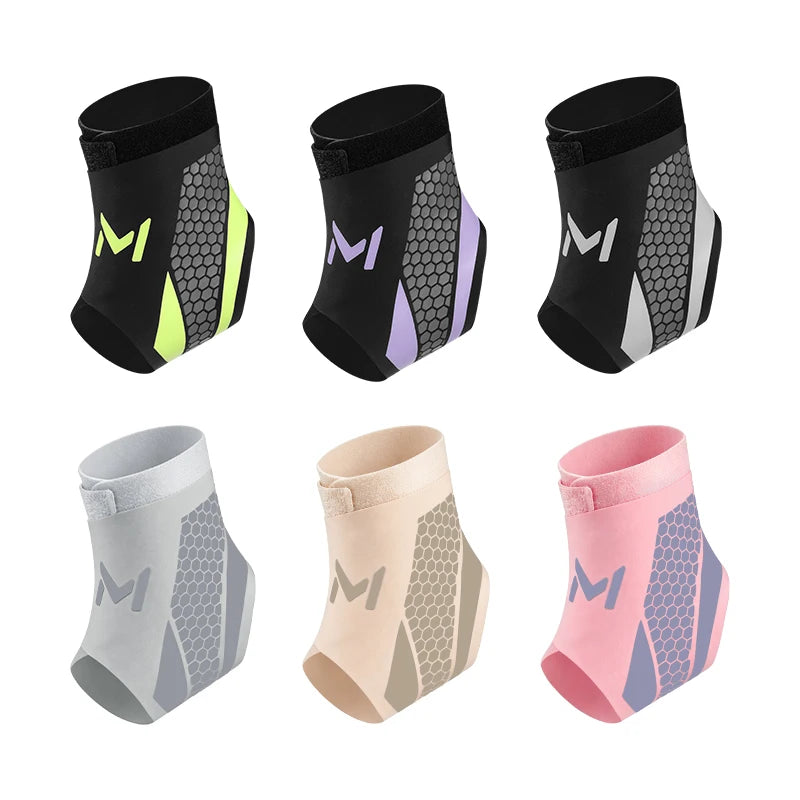 1/2pcs Cooper Ankle Support Compression Foot Sleeves for Men Women Bracer Ankle Protector Daily Sport Gym Workout Weightlifting