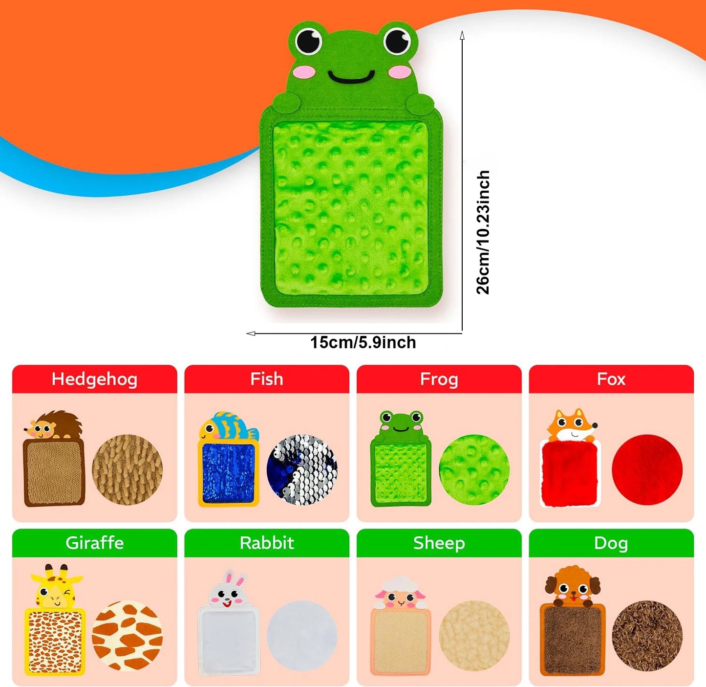 Sensory Tactile Mat Developmental Education Toy Montessori Busy Board Life Skills Fine Motor Learning Activities Toys for Kids