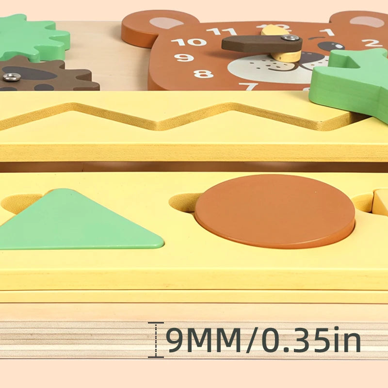 Kid Activity Busy Board Material DIY Accessories Montessori Teaching Aids Baby Busy board Early Education Learning Skill Toy