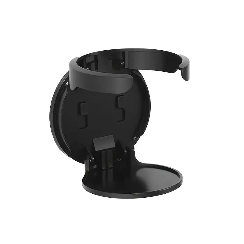 Folding Cup Holder Office Desk Cabinet Door No Punching Coffee Storage Rack Home Dormitory Wall Mounted Cup Holder