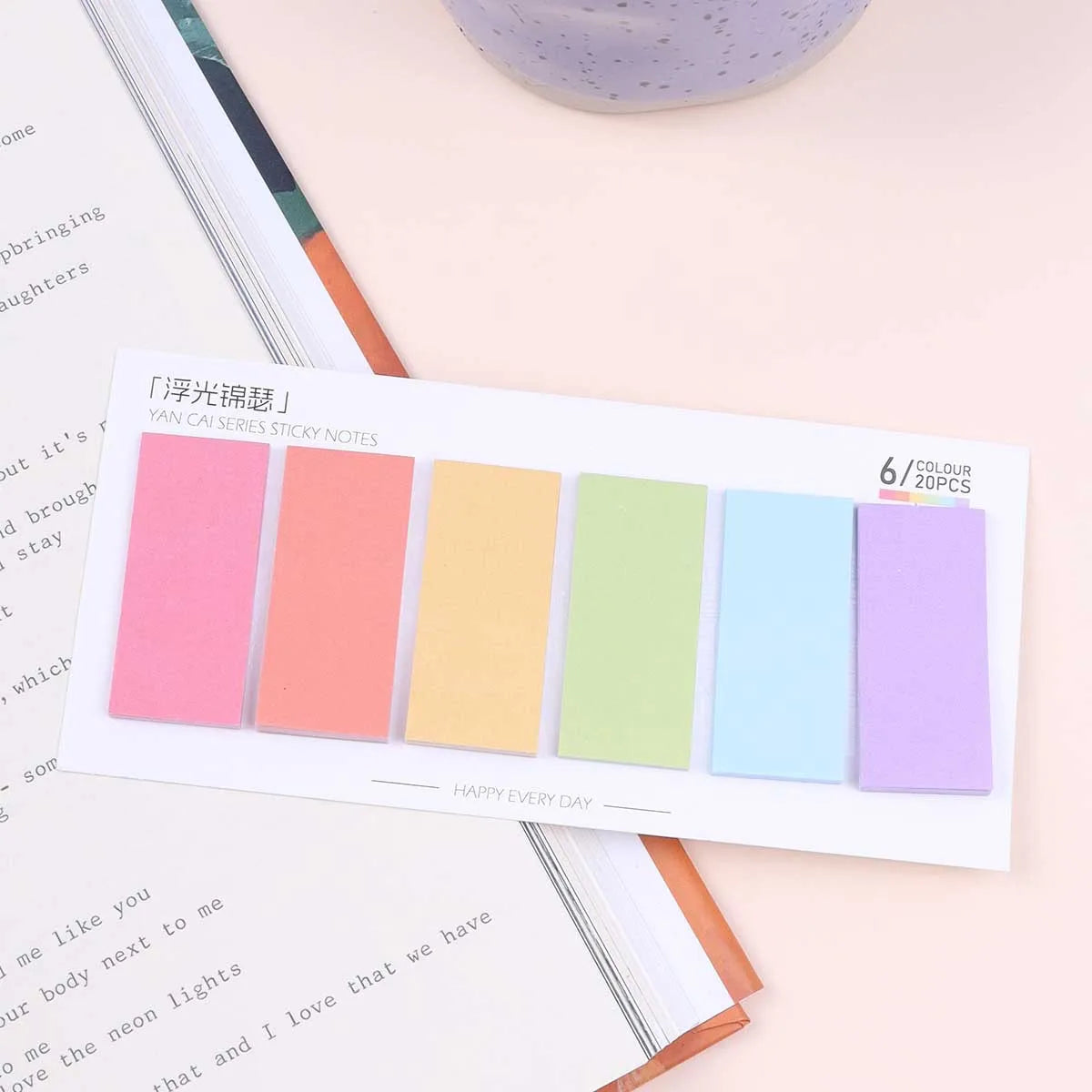 120 Sheets Sticky Notes with Ruler for Index Tabs Page Markers To Do List Planners Posted It School Office Stationery Supplies
