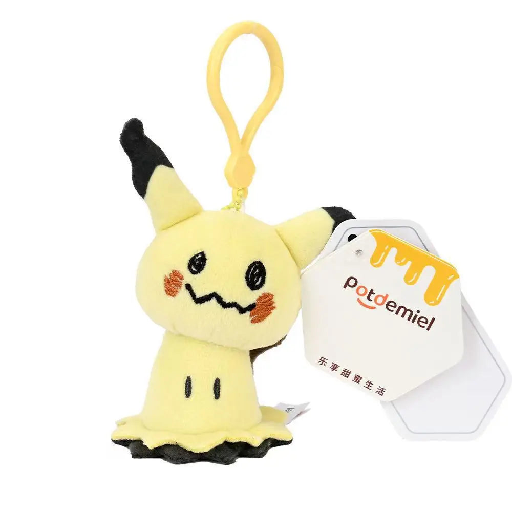 Pokemon Gengar Jigglypuff Bulbasaur Plush Stuffed Toy Mimikyu Mew Togepi Kawaii Keychain Backpack Pendant Keyring Birthday Gifts