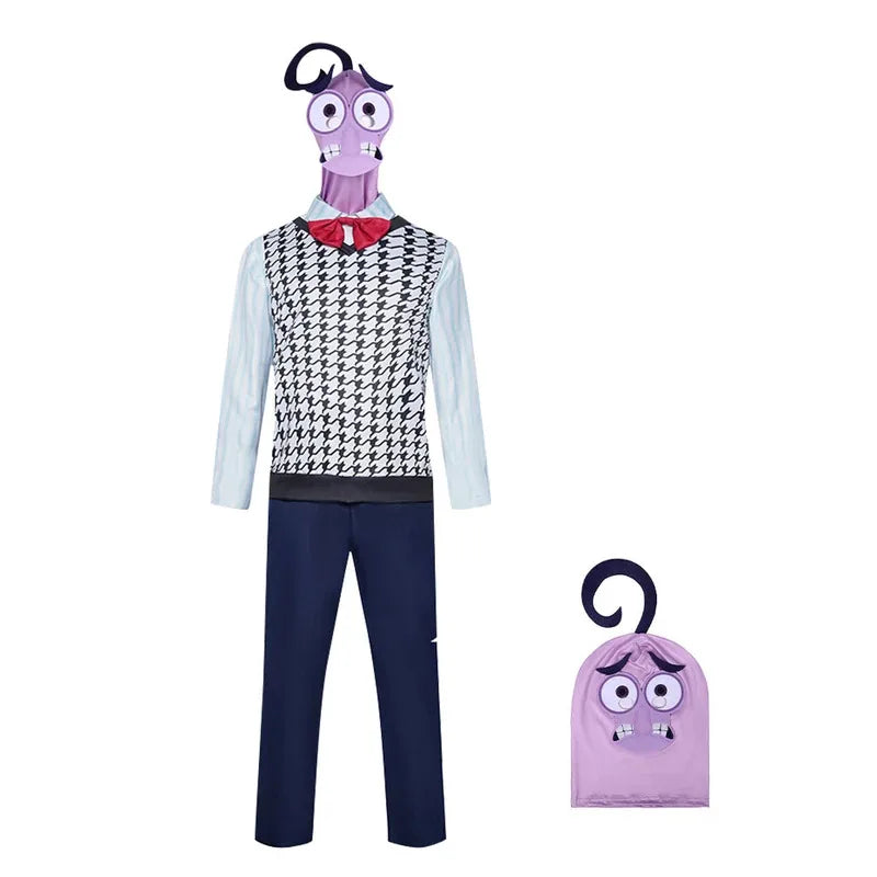 2025 yiyi Movie Inside2 Joy Cosplay Costume Sadness Anxiety Envy Fear Disgust Disguise Outfit for Adult Kids Halloween Party Sui