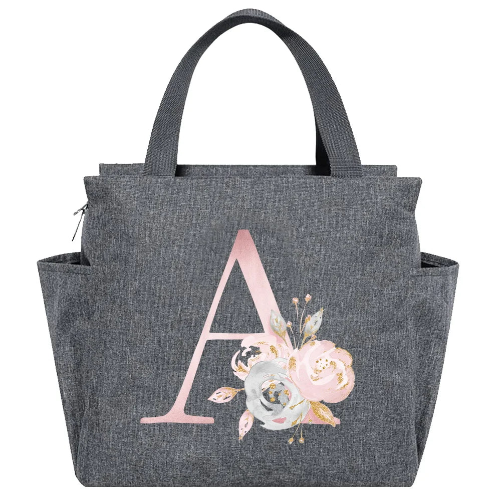 Insulated Lunch Bag  Cooler Lunch Box Portable Insulated Canvas Bento Pack Thermal Food Picnic Rice Bag For Women Kids