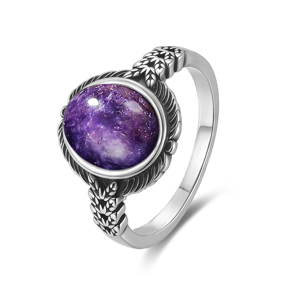 Vintage S925 Sterling Silver Natural Blakc Onyx Ring Oval 8*10MM Simple Black Twists Ring Party Gifts Fine Jewelry For Women Men