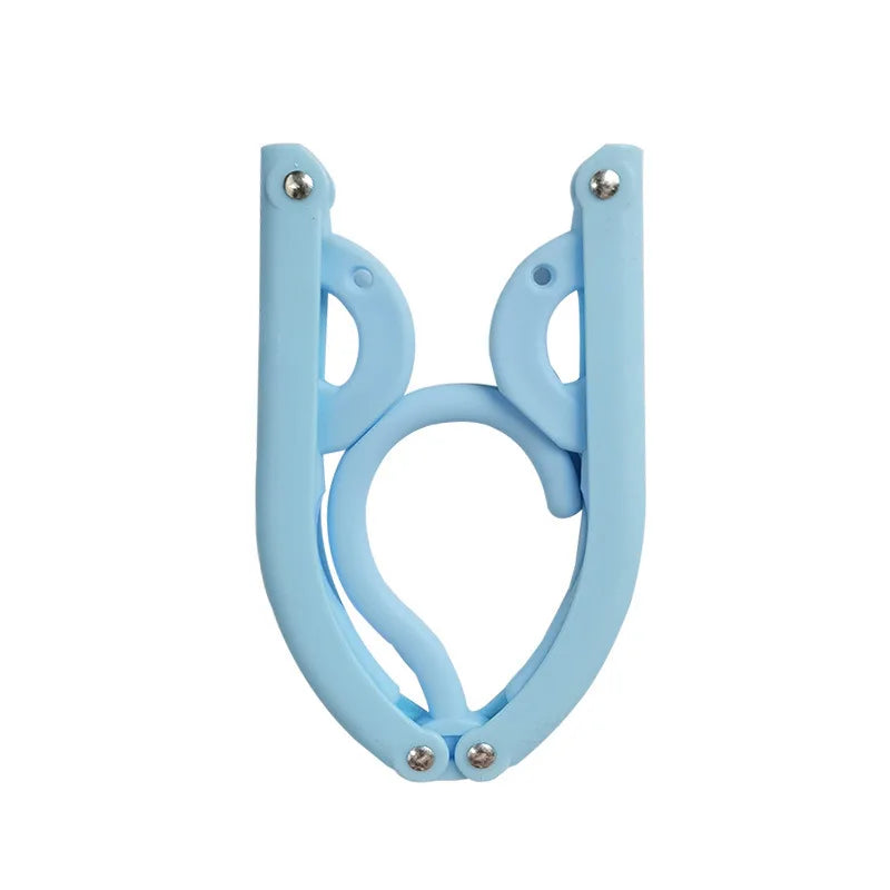 Portable Clothes Hanger Travel Hanger Folding Cloth Hanger Closet Organizer Hanger For Clothes Drying Rack Wardrobe Clothes Rack