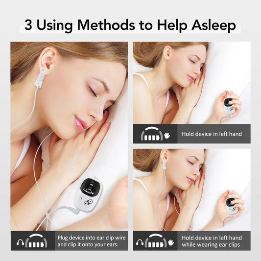 Handheld CES Sleep Aid Device for Insomnia Anxiety Pressure Relief Health Improve Sleep Palm Pulse Massager Smart Sleeper