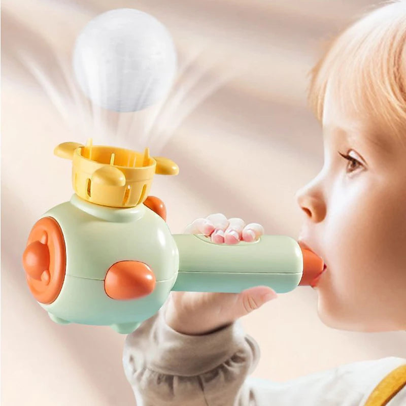 3 Style Montessori Toy Whistle Ball Blowing Floating Blow Pipe Ball Sensory Fine Motor Skills Educational Breathing Practice Toy