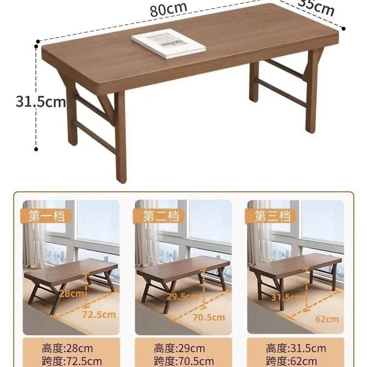 bay window small table small table household new Chinese tatami kang notebook computer  window sill coffee