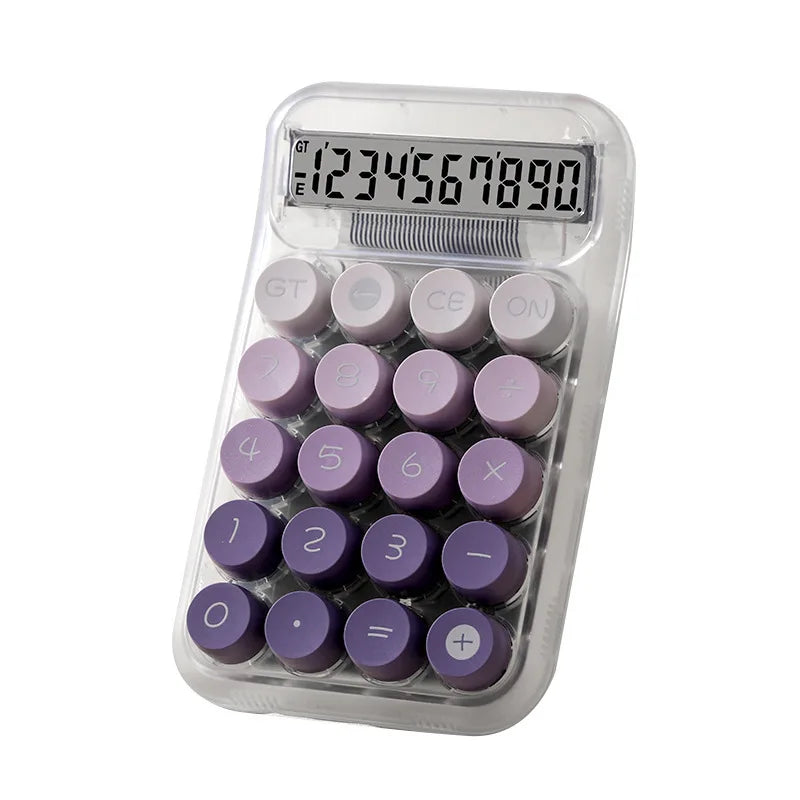 Calculator Office Commercial Transparent Dopamine Gradient Color Computer Cute High Appearance Level Calculator