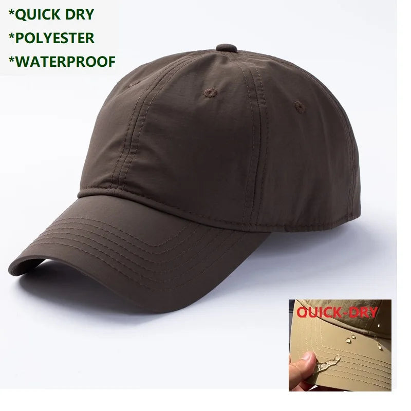 Big Head Baseball Caps for Men and Women, Quick Dry, Cooling Performance Hat, Over Size, Breathable, Adjustable Running Dad Hat
