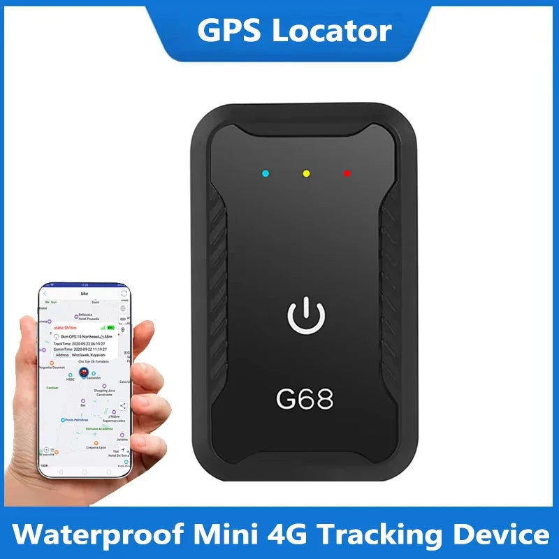 4G Car Tracking Device Real Time GPS Tracker Anti-Loss Location Tracker GPS Locator Children The Elderly Health Monitoring