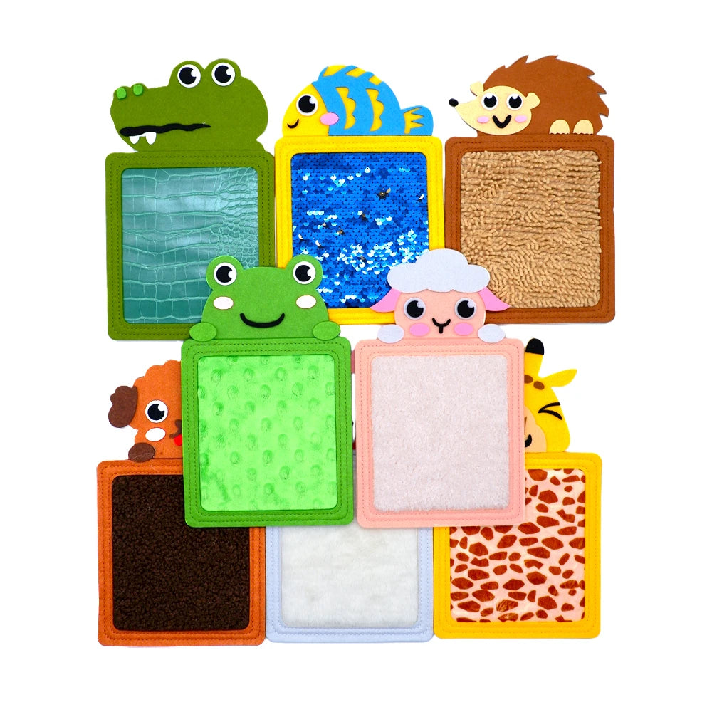 Sensory Tactile Mat Developmental Education Toy Montessori Busy Board Life Skills Fine Motor Learning Activities Toys for Kids