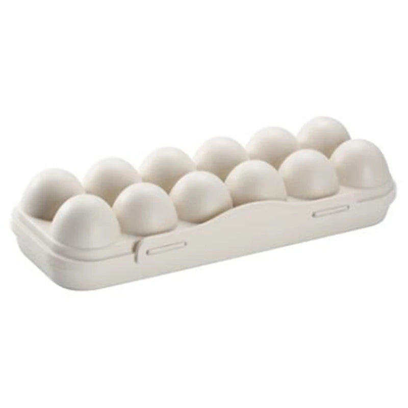 Egg Tray Holder Egg Storage Box Refrigerator Crisper Storage Container Camping Picnic BBQ ShockProof Egg Holder Box Organization