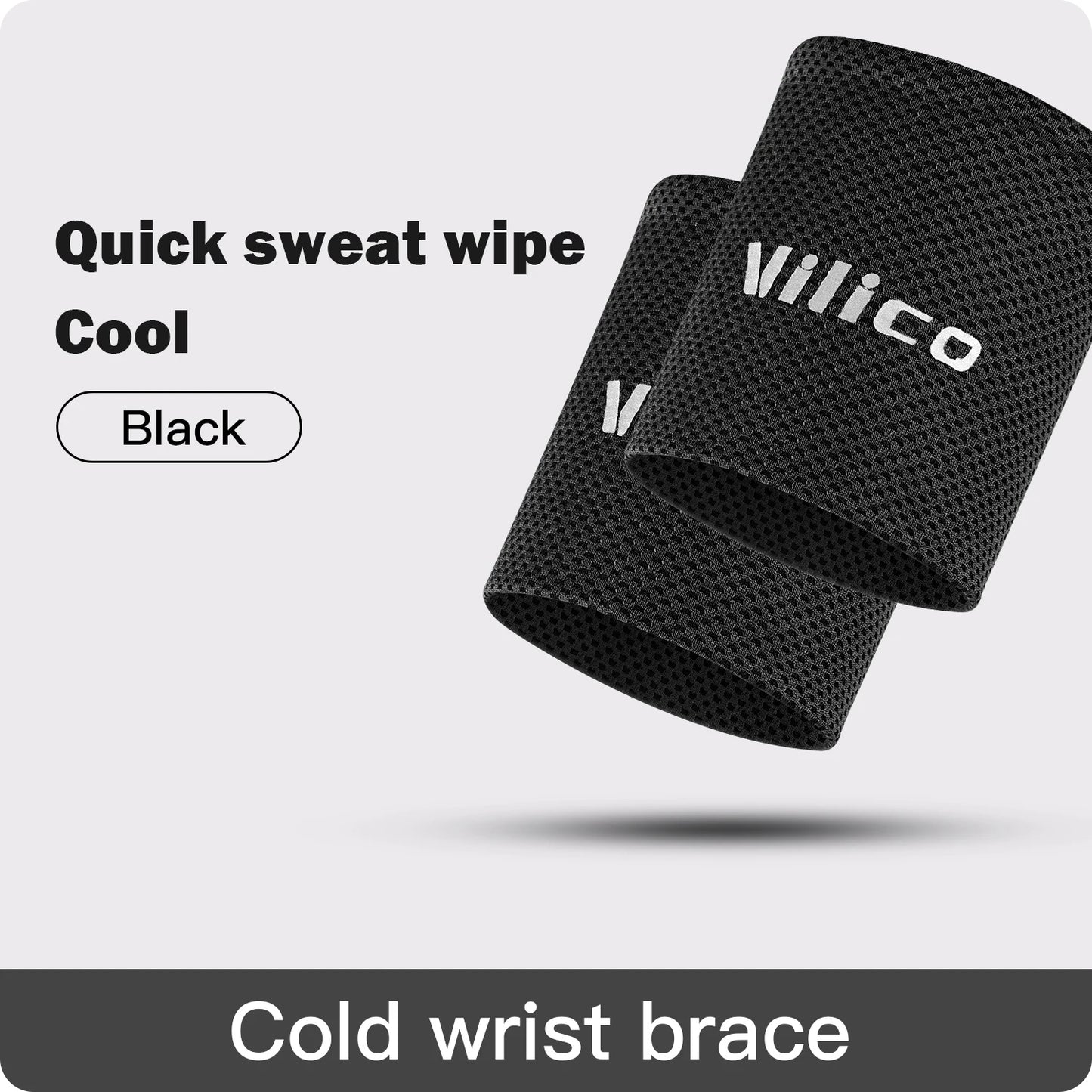 1/2 PC Summer Ice Cooling Wrist Sweatband Sport Wristband Volleyball Gym Wrist Brace Support Sweat Band Towel Wrist Protect