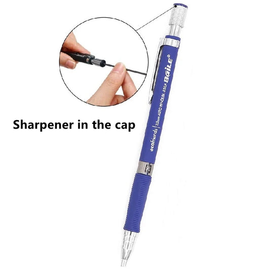 2.0mm Automatic Pencil Set – 2B Lead Refills for Sketching & Drawing