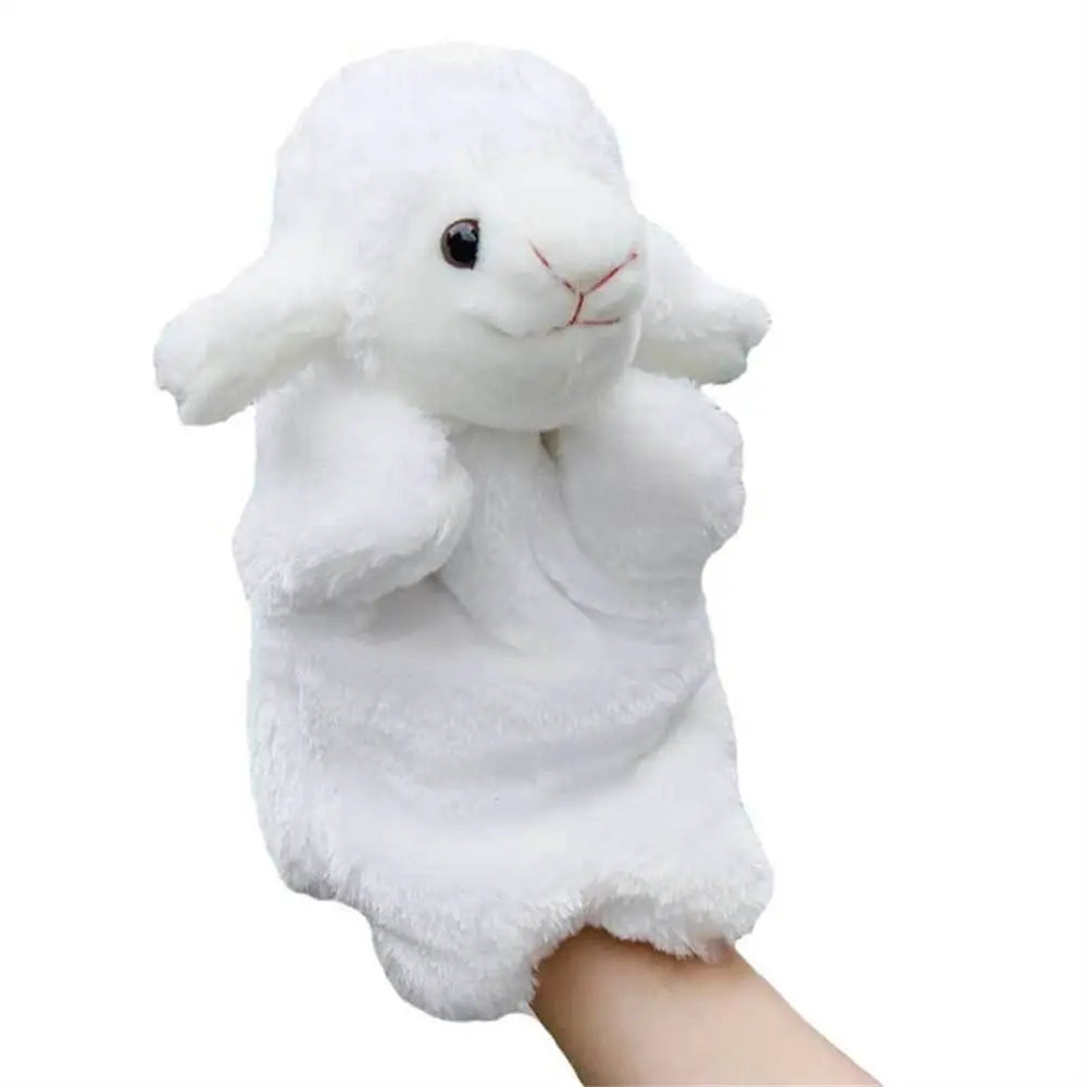 25cm Animal Hand Puppet Plush Toy Hand Doll Telling Story Dolls Toy Glove Puppets Early Learning Educational Toys Gifts for Kids