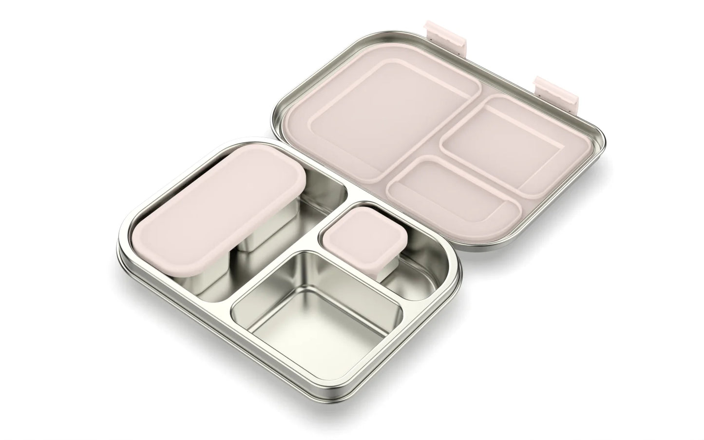 750ml Stainless Steel Insulated Bento Box Food-Grade Divided Portable with Lid for Canteens Students Kids