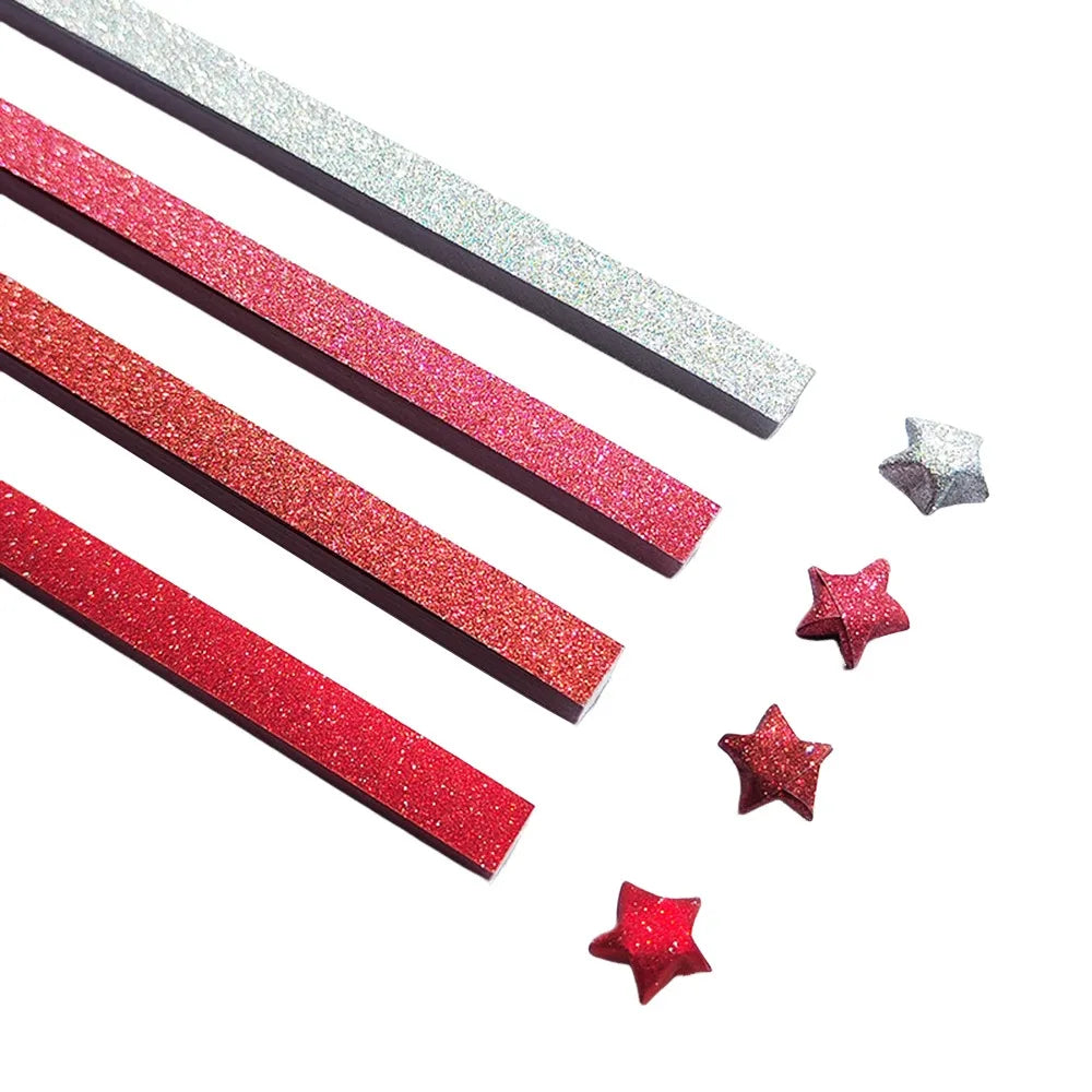 540 Sheets Colorful Star Origami Paper Single Sided Art Craft Star Paper Strip Best Wishes Cartoon Lucky Star Origami Kids Gift