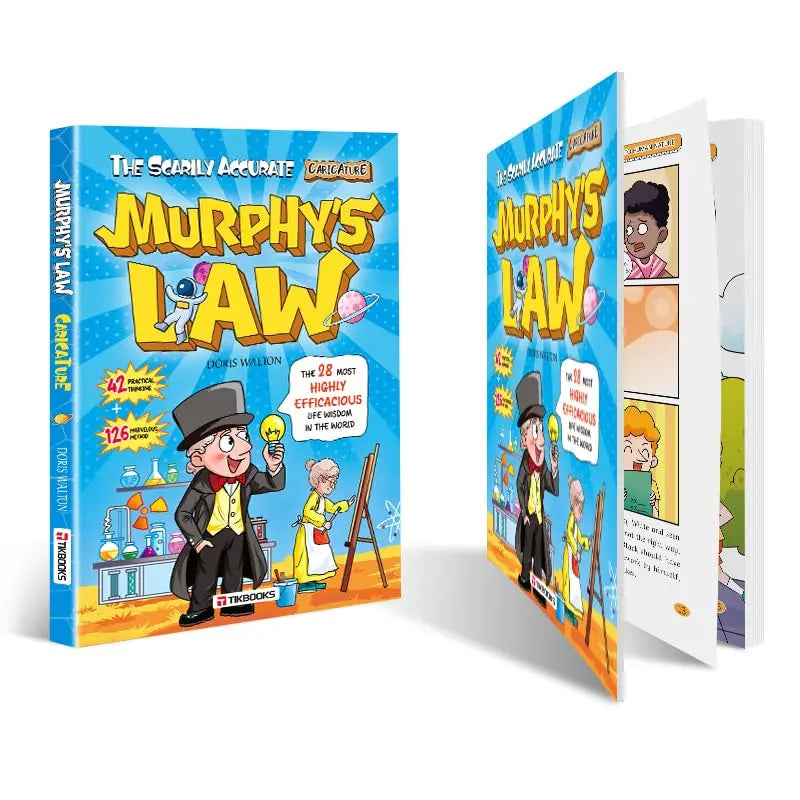 Murphy's Law Learning Book For Kids 8-12 Years Illustrated Fun Educational Concepts for Builds Resilience and a Growth Mindset