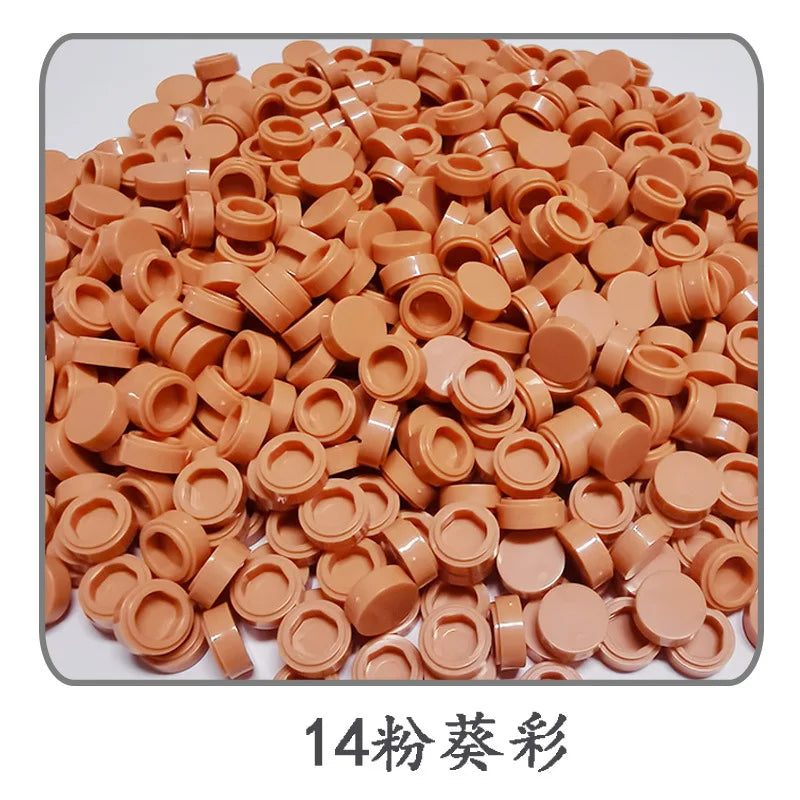 500pcs 1x1 Round  98138 Pixel Art Remix Building Block Toy Mosaic Drawing Series