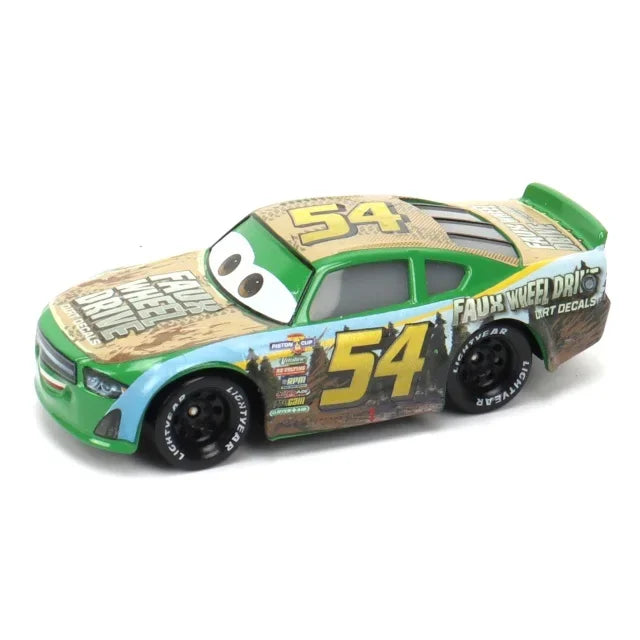 Disney Pixar Cars Toys racing Lightning McQueen Jackson Storm The King Mater 1:55 Diecast Metal Alloy Model Car Kid Gift