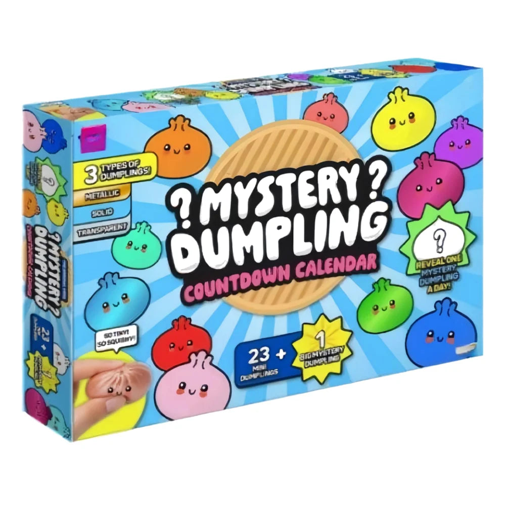 24 Days Squeeze Dumpling Advent Calendar Slow Rising Dumpling Squishies Decompression Dough Dumpling Squishy Toy for Kids Adults