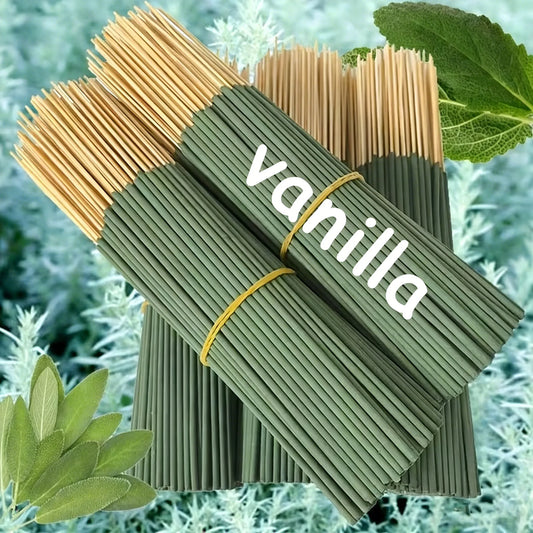 200 Sticks, Outdoor Extended-Lasting Incense Sticks, Mixed with White Sage, Rosemary, and Peppermint Essential Oils - 45 Minutes Burning Time - Perfect for Poolside, Patio, Porch, Deck, Camping, and Hiking, a Must-Have Incense for Camping