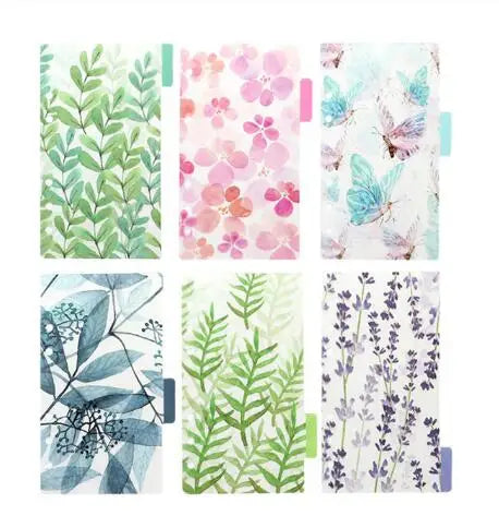 2026Colored A5 A6 Loose Leaf Notebook Refill Spiral Binder Inner Page Weekly Monthly To Do Line Dot Grid Inside Paper Stationery