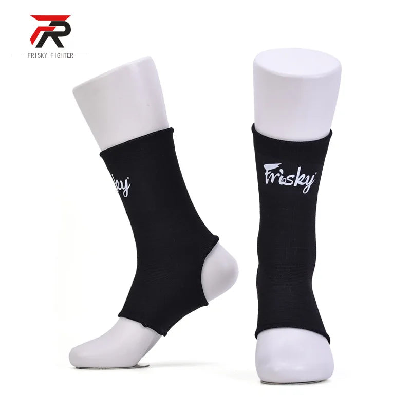 Premium Boxing Ankle Support Sleeves Kickboxing Muay Thai Foot Braces for Injury Prevention Anti-Slip Compression Ankle Guard