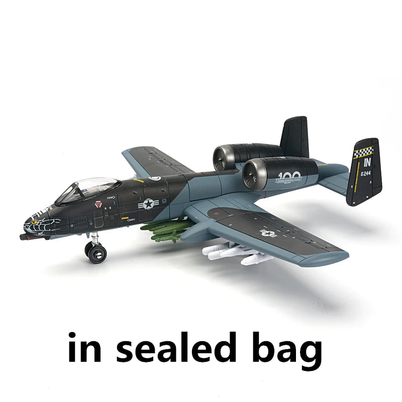 New Military Series Building Blocks Creative Multi-Purpose Fighter A-10 Support Attack Aircraft F14 Model Toys For Boy Xmas Gift