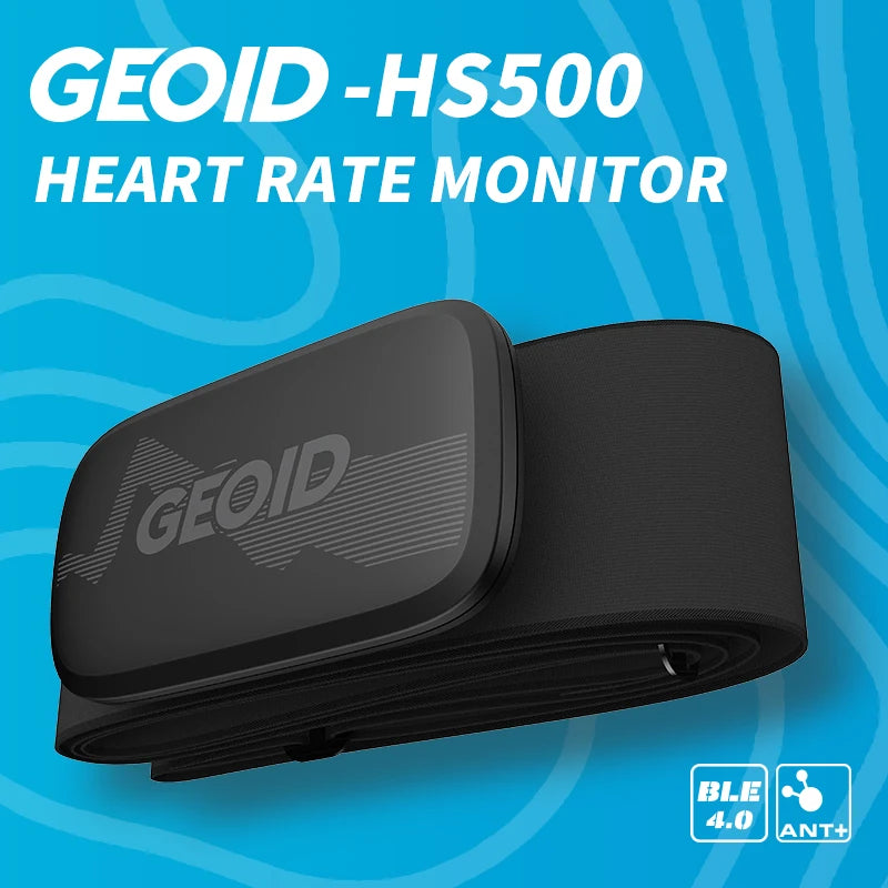 Geoid HS500 Heart Rate Sensor Monitor Cycling Computer Wireless Health Fitness For Garmin With Chest Heart Bluetooth ANT+