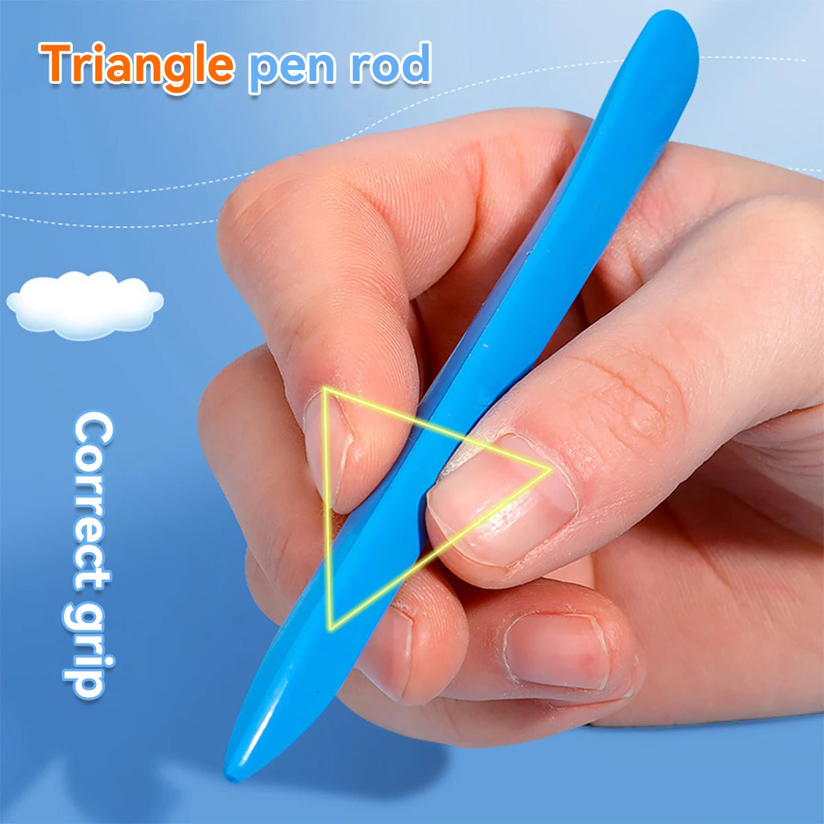 12-36 Color Kawaii Double-headed Triangle Crayon Children's Oil Painting Sticks Safe and Harmless Early Art Educational Supplies