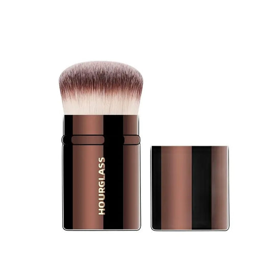 Hourglass Makeup Brush- No.22 Retractable Blush Brush Soft and Skin-friendly Fiber Hair Fashion Design Single Face Brush