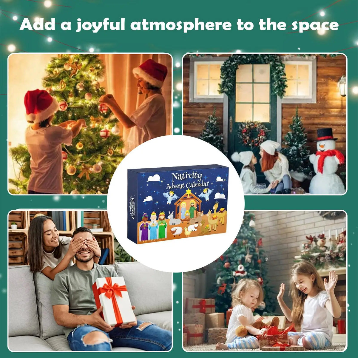 Nativity Scene Toy Advent Calendar – Christmas Countdown for Kids