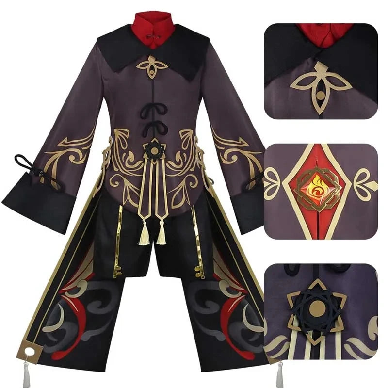 Hutao Cosplay Femme Halloween Costume Anime Clothes For Women Disfraz Mujer Adulta For Adults Ropa Para Hu Tao Outfits