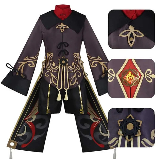Hutao Cosplay Femme Halloween Costume Anime Clothes For Women Disfraz Mujer Adulta For Adults Ropa Para Hu Tao Outfits