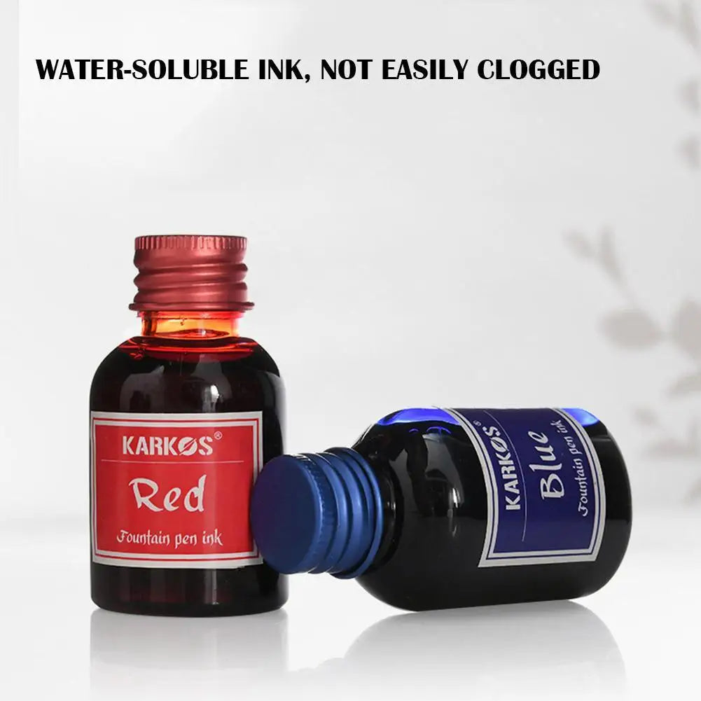 30MlL Pure Colorful Fountain Pen Ink Universal Refill Ink Stationery School Brand New Product Peace And Happiness