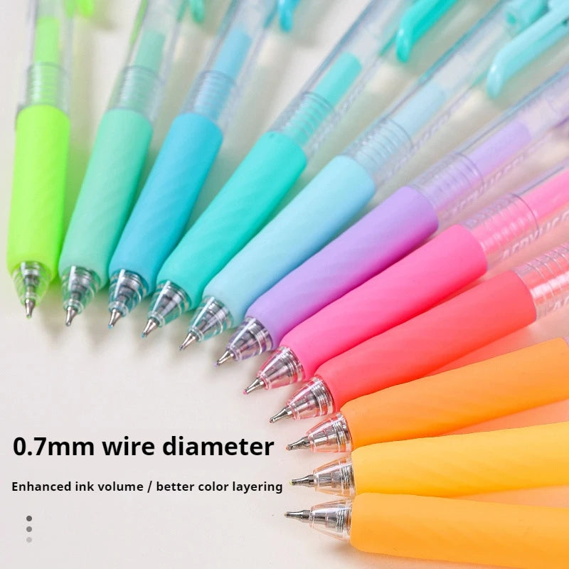 LANGUO 36/54/72/90 Colors Acrylic Painting Gel Pens Retractable 0.7mm Tip Handbook Pen for Student Painting Graffiti Writting