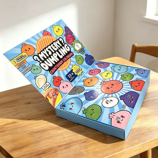 Mystery Dumpling Advent Calendar – 24-Day Fidget Stress Relief Countdown