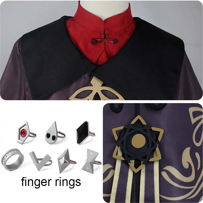 Hutao Cosplay Femme Halloween Costume Anime Clothes For Women Disfraz Mujer Adulta For Adults Ropa Para Hu Tao Outfits