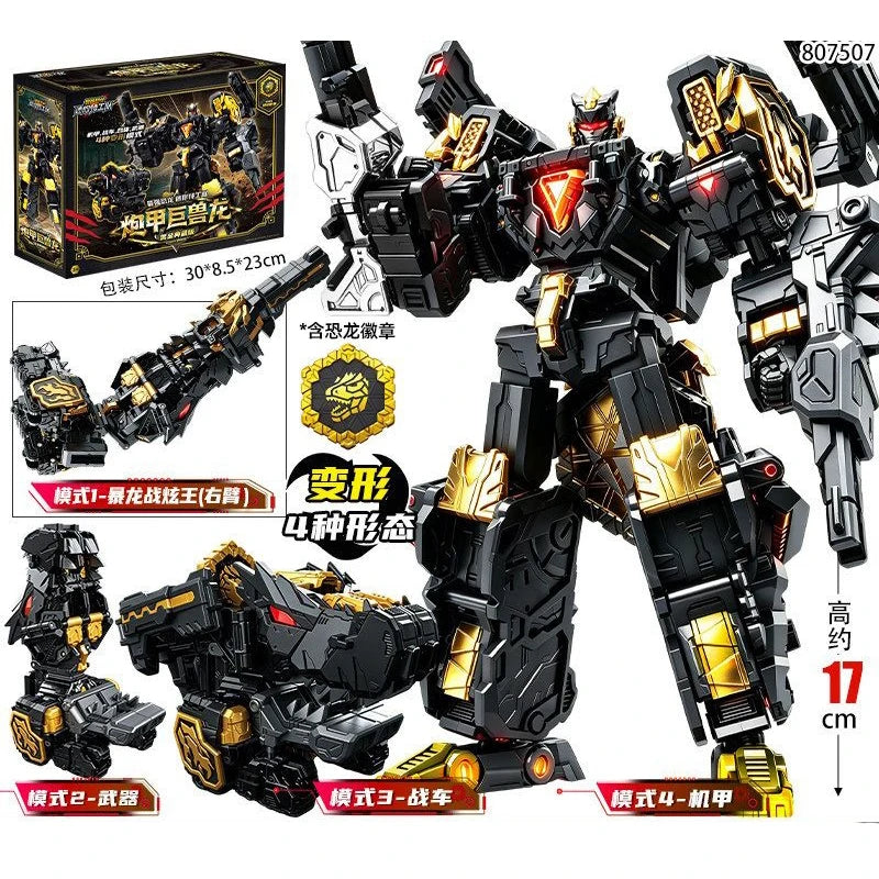 MiniForce Penta X Ranger Transformation Robot BLACK REX KAISER Model Mini Force Deformation Combiner Action Figure Toys Gift