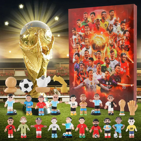 Soccer Fan Advent Calendar – 24-Day Sports Christmas Countdown (1/2/3 Pack)