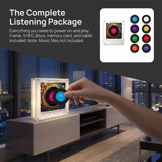 Rotating Disc Night Light with Magnetic Refrigerator Sticker Acrylic Creative Decorative Ornament Fridge Magnets ﻿