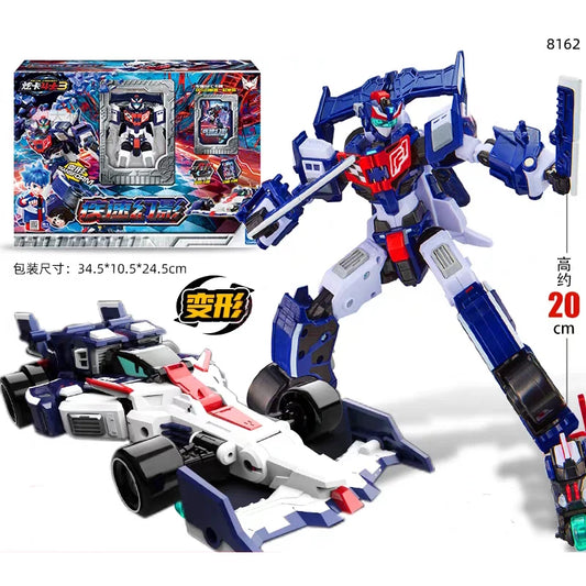 2026 Metal Cardbot S BLASTRAIN Diesel Train Transforming Robot Car Card Toy Action Figure Transformation Model Children Gift