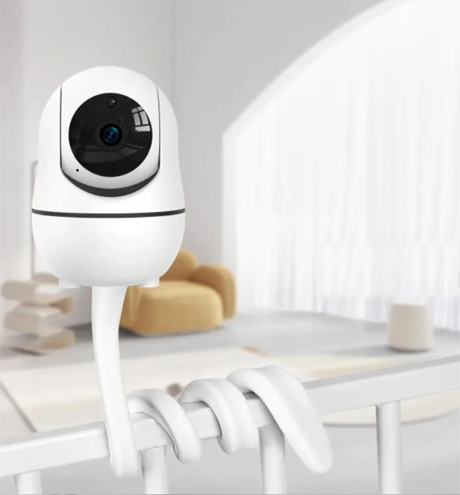 Babystar Baby Monitor Multifunctional White Silicone Bracket, Compatible with SM70PTZ/SM650/SM50/SM55/SM70-2, SM43A，SM651,MC632A